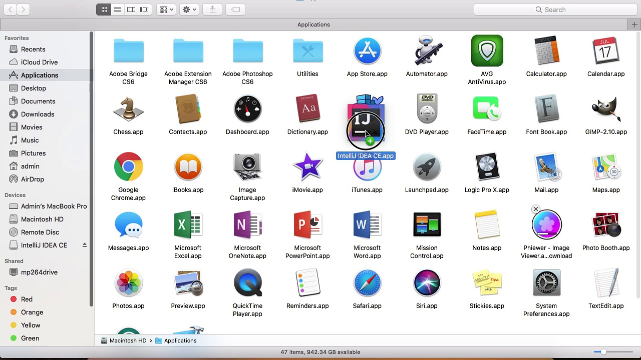 Windows 7 dmg file install